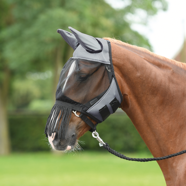 Busse Fliegenmaske Fly Cover Fransen